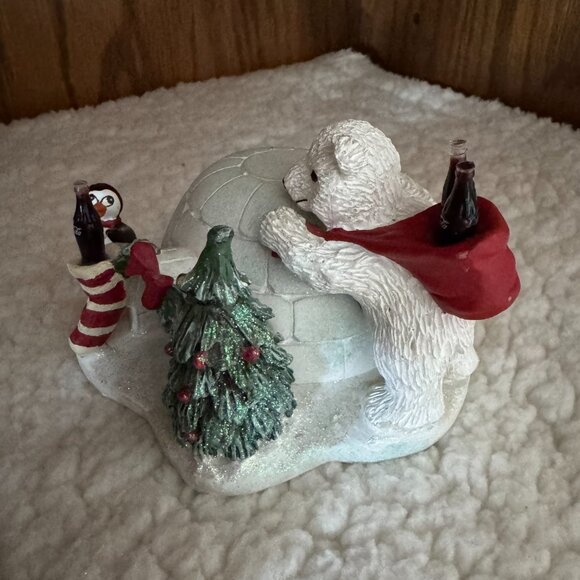 Coca-Cola Polar Bear Cubs “The Bear Cub Club” 72010, 1995 with Box - Picture 2 of 6